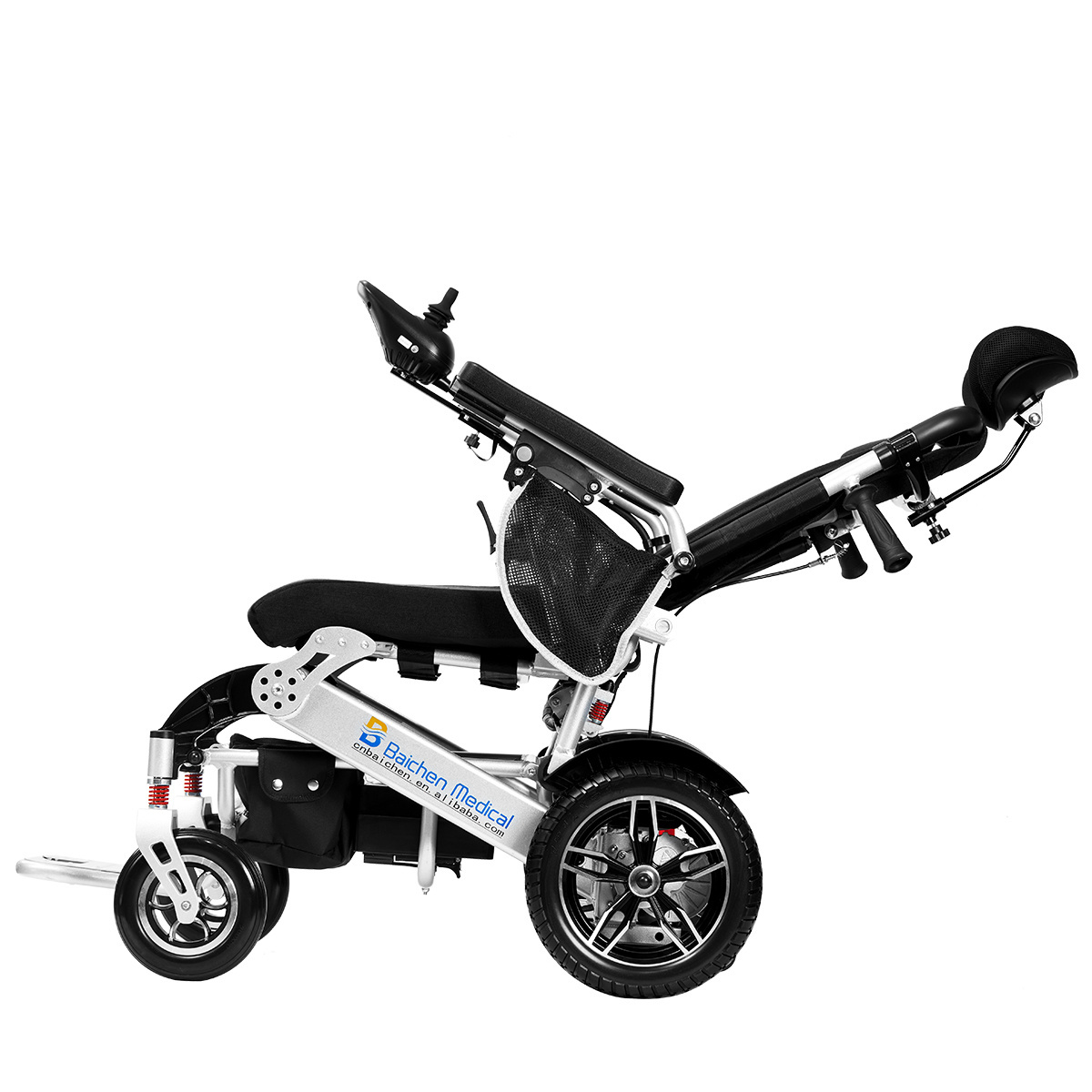 2024 CE ISO Folding Electric Wheelchair Lightweight Aluminum Wheelchairs Price Electric Wheelchair For Disabled