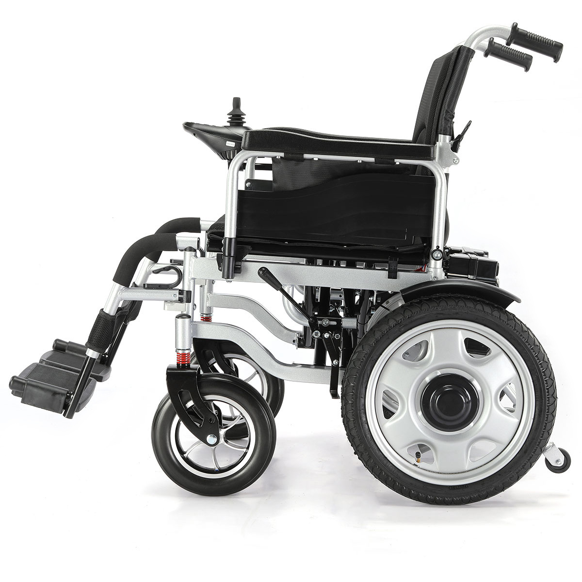 2024 Cheapest Outdoor Portable All Terrain  Folding Electric Wheelchair With High Strength Carbon Steel