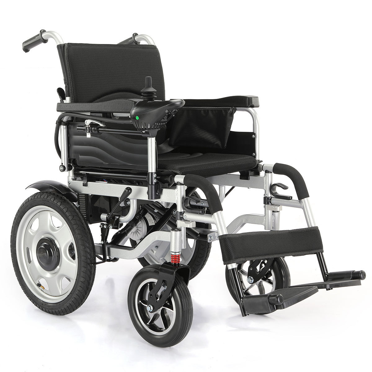 2024 Cheapest Outdoor Portable All Terrain  Folding Electric Wheelchair With High Strength Carbon Steel