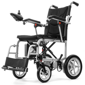 2024 Best-Selling Cheap Prices Ultra Light Portable Folding Electric Wheelchair For Disabled Travel