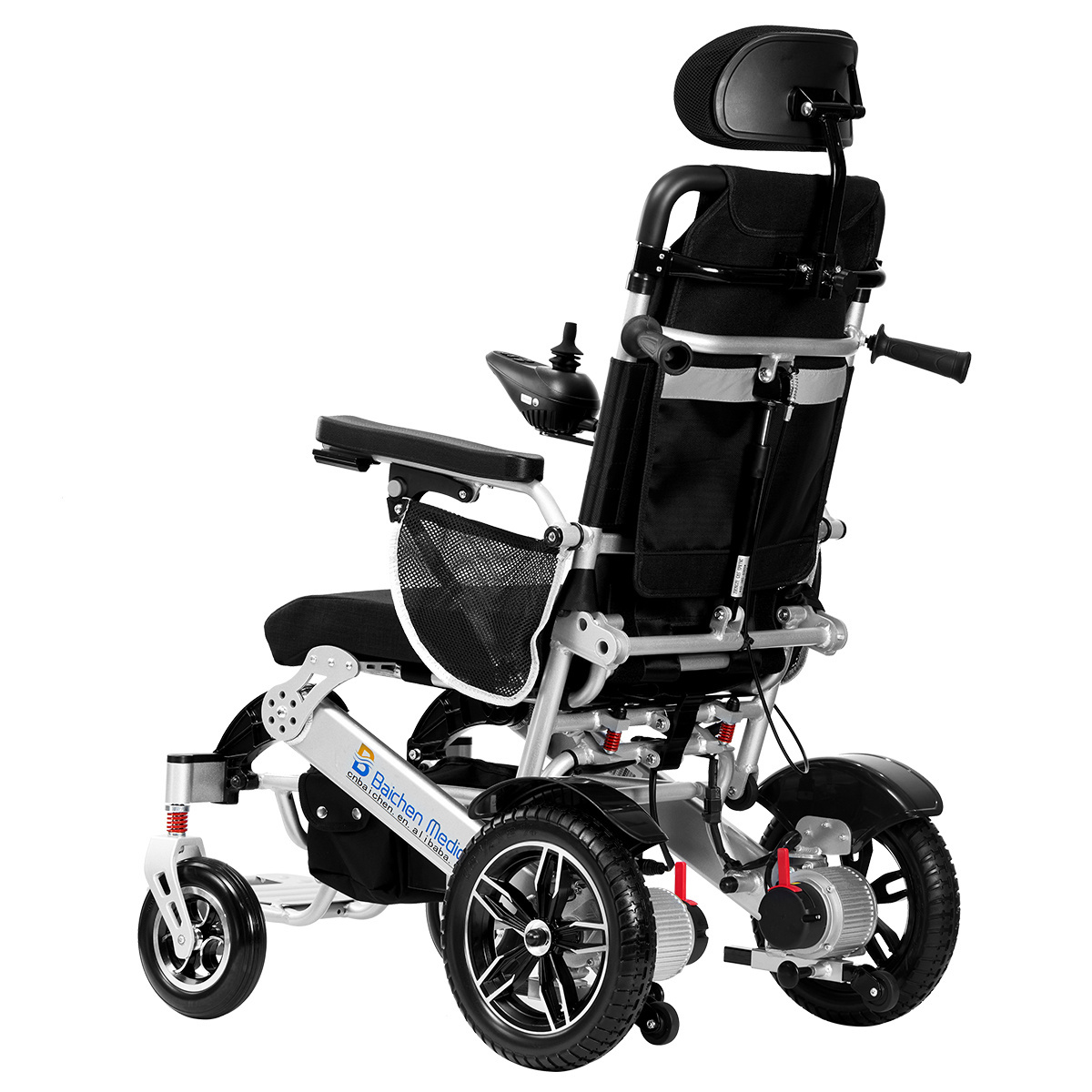 2024 CE ISO Folding Electric Wheelchair Lightweight Aluminum Wheelchairs Price Electric Wheelchair For Disabled