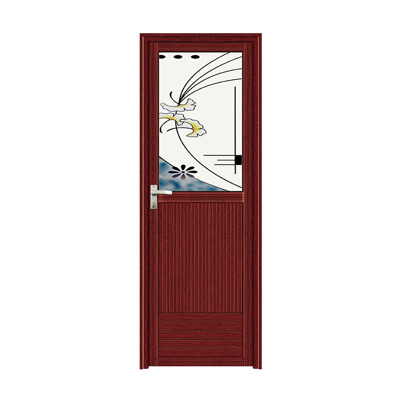 Factory wholesale price exterior door aluminum frosted glass swing bathroom doors