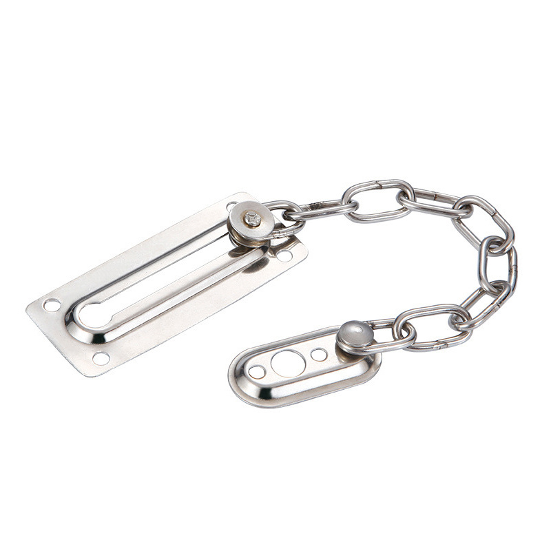 Wholesale Security Door Guard Locks Stainless Steel Metal Door Safety Chain Door Chain Lock