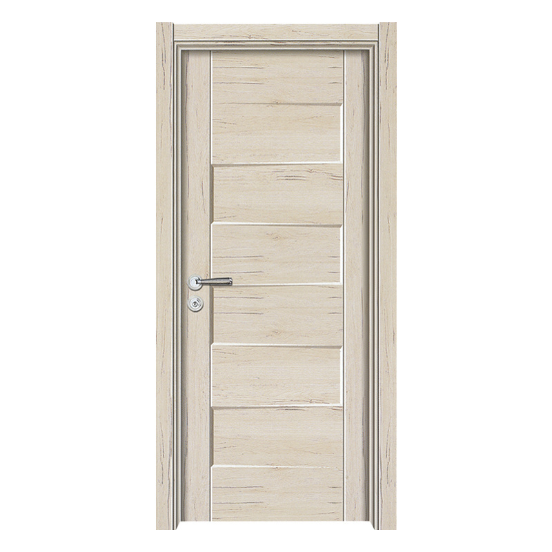 Manufacturer's Office Soundproof Solid Wood Door Simple White Bedroom Wood Door MDF Composite Door Panel