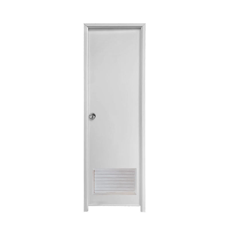 Wholesale Price Modern Bathroom Door with Louver Cheap Plastic Door for House