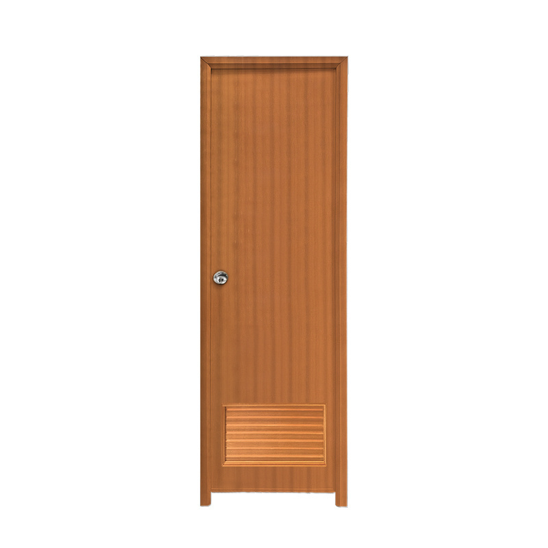 Wholesale Price Modern Bathroom Door with Louver Cheap Plastic Door for House