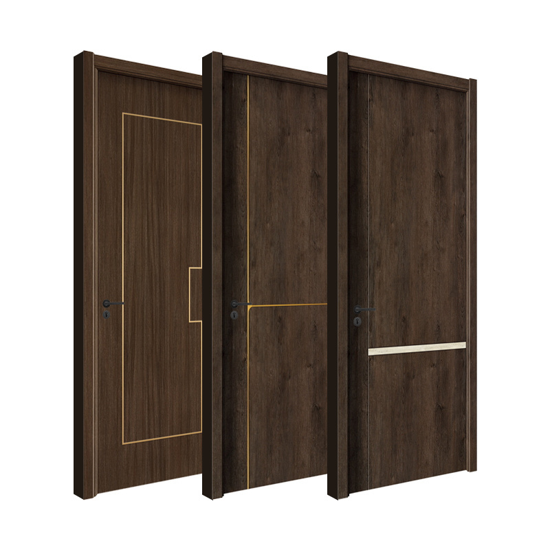 Supplier Indoor Wooden Doors Latest Design Modern Home Door Modern Interior Room Door For House