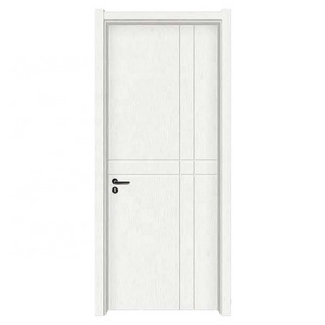 Manufacturer's Office Soundproof Solid Wood Door Simple White Bedroom Wood Door MDF Composite Door Panel