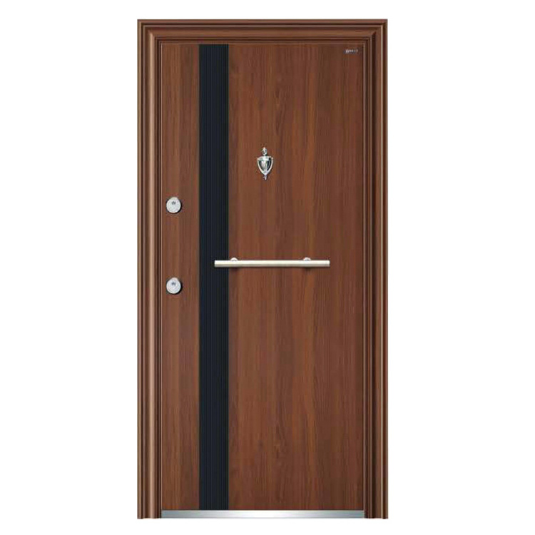 Factory price Modern stainless steel single door design entrance steel door soundproof security steel door for home