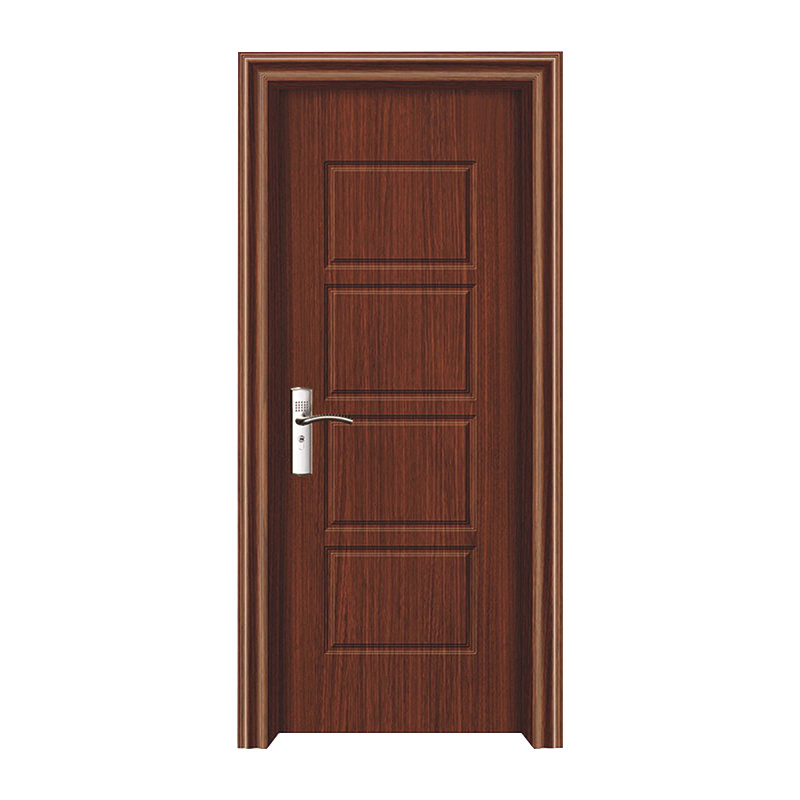 Factory Cheap Apartment Puertas PVC Interior Door Slab Wooden Internal Flush Door Design PVC Doors For Bedroom