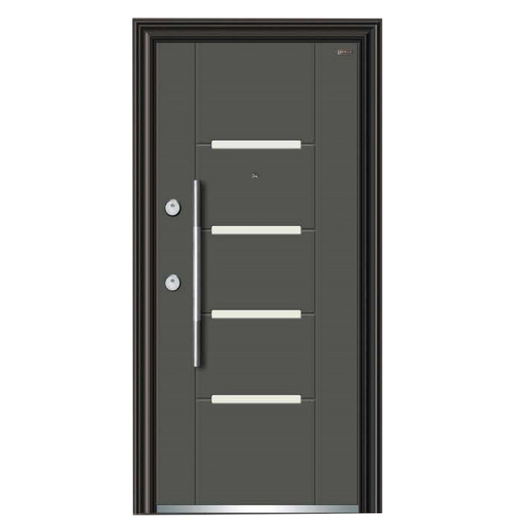 Factory price Modern stainless steel single door design entrance steel door soundproof security steel door for home