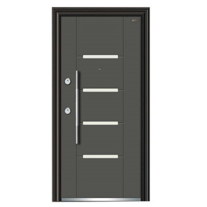 Factory price Modern stainless steel single door design entrance steel door soundproof security steel door for home