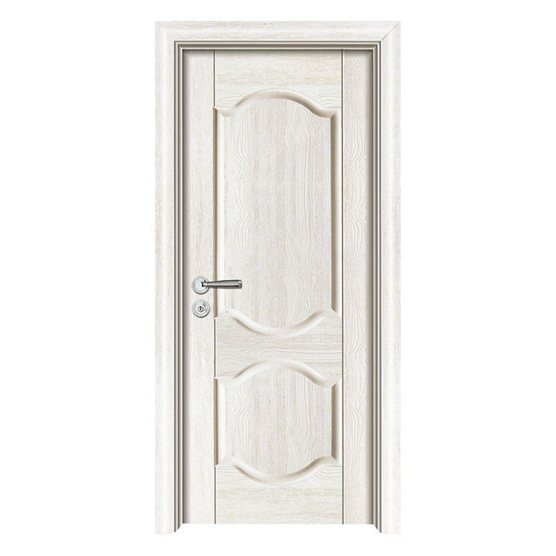 Manufacturer's Office Soundproof Solid Wood Door Simple White Bedroom Wood Door MDF Composite Door Panel