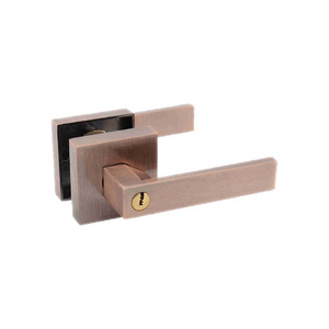 Hotel bedroom door handle lock household wooden door lock door handle send three keys