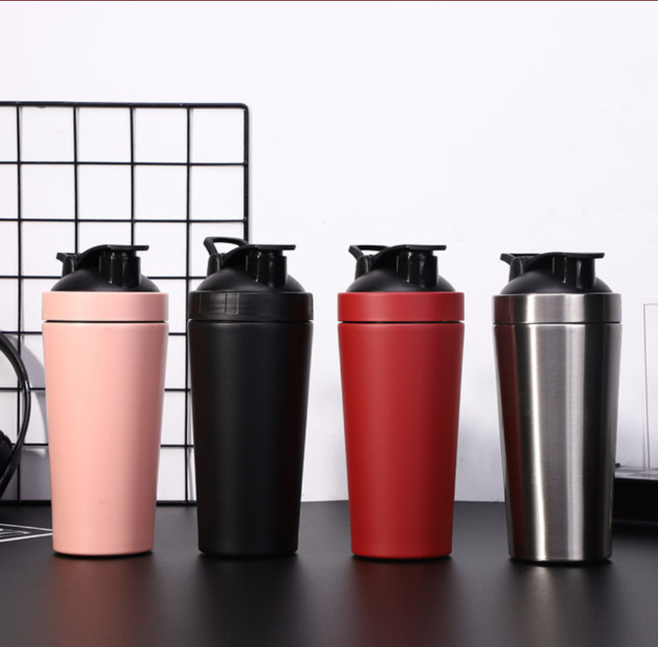 new product 2019 gym water bottles stainless steel shakers with logo protein gym shaker custom shaker cup