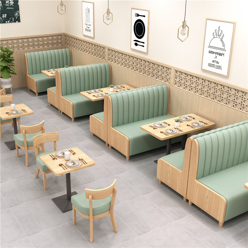 Factory Price Simple Design Commercial Booth Seating For Restaurant Hotel Public Bench Cafe Shop Sofa Chairs