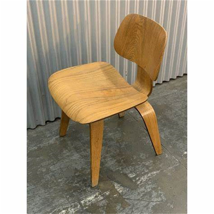 Factory Selling Hotel Home living room chairs ash veneer bent plywood Curved dining chair leisure lounge wooden chair