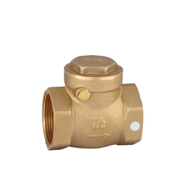 1/2 inch one way bronze swing check valve with female thread