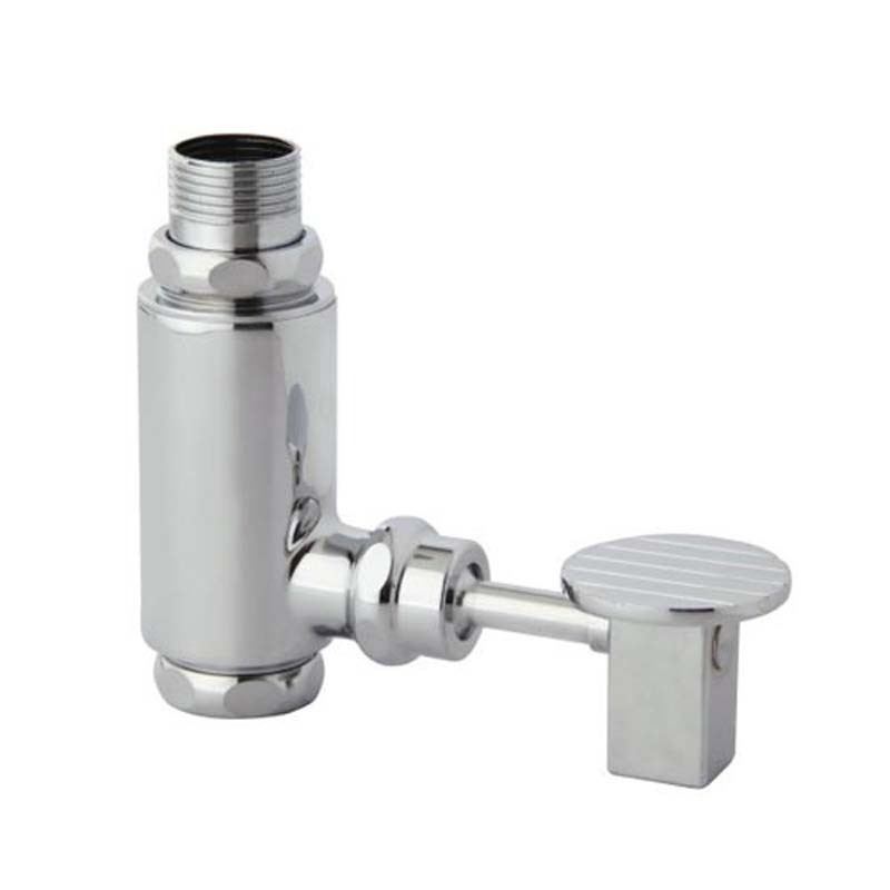 Public Toilet flusher foot pedal control valve faucet