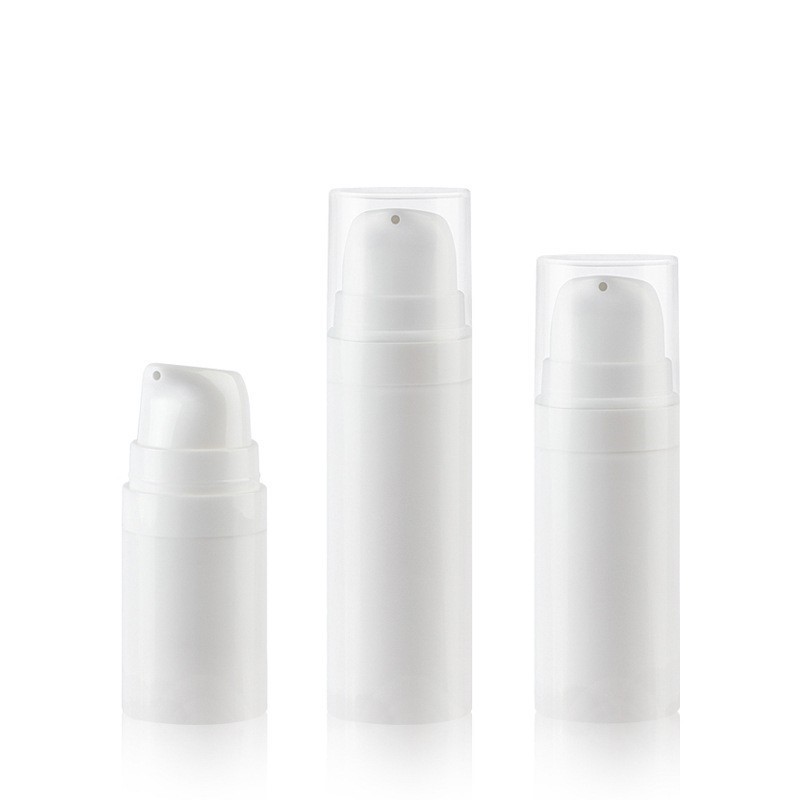 5ml 10ml 15ml White Empty Airless Vacuum Plastic Lotion Bottle Refillable Dispenser For Emulsion Skin Care bottle