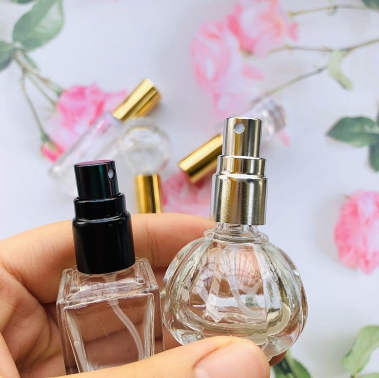 10ml Empty Round Square Cat Apple Shape Glass Perfume Spray Bottle Empty Cosmetic Packaging