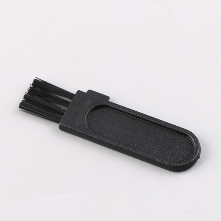 wholesale mini black hand shape keyboard cleaning brushes Plastic pp Handle Nylon Shaver instrument accessories brush