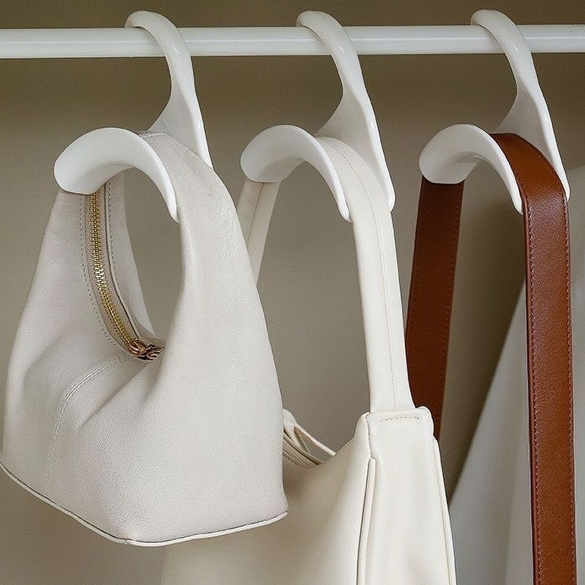 arch Bag hook Clothes hanger Wardrobe bag hook Handbag hat silk scarf storage rack Storage arch hanger hook for link