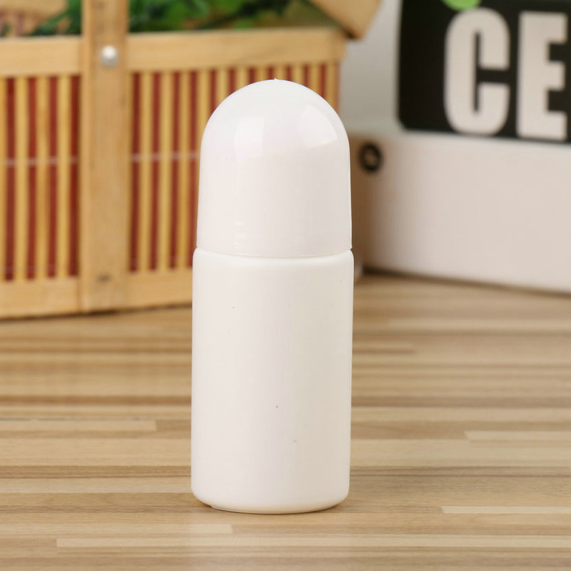 50ml PE plastic roll on deodorant bottle, roller fragrant body bottle, Antiperspirant bottle