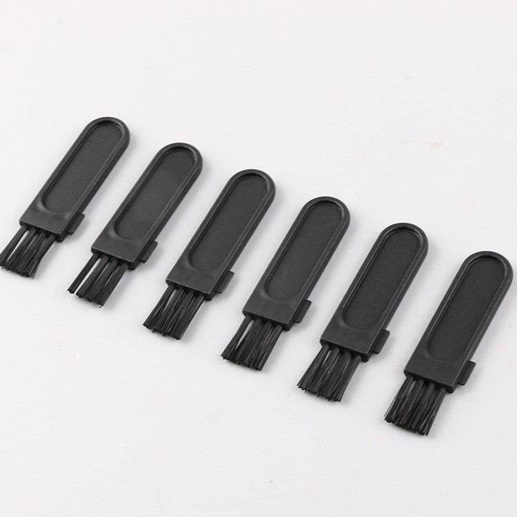 wholesale mini black hand shape keyboard cleaning brushes Plastic pp Handle Nylon Shaver instrument accessories brush