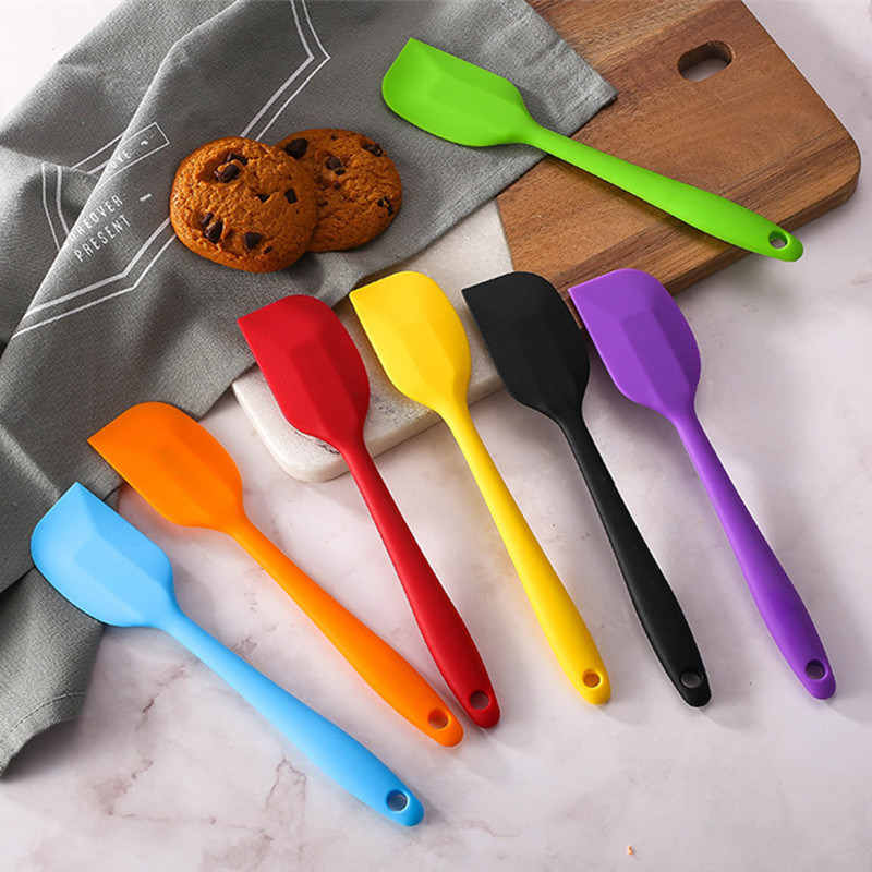 28cm weight 65g big size plastic silicone spatula Pastry Cake cooking butter scraper Kitchen baking tool