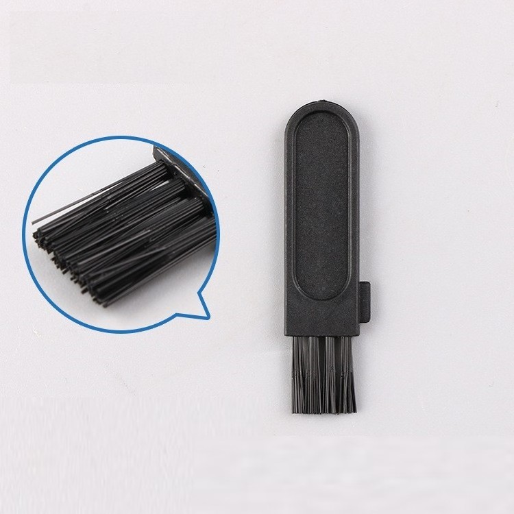 wholesale mini black hand shape keyboard cleaning brushes Plastic pp Handle Nylon Shaver instrument accessories brush