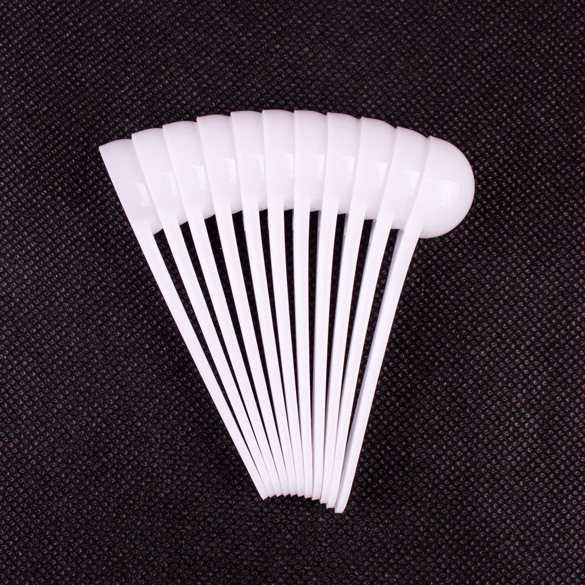 2g 4ml Disposable 2g white round plastic spoon limit salt teaspoon 4ml measuring scoop for powder