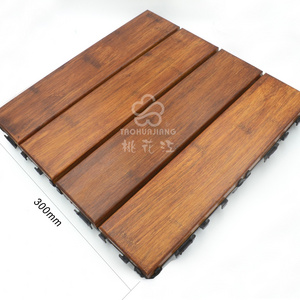 Outdoor Waterproof Carbonized Garden and Balcony Bamboo Boards Tiles