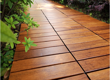 Outdoor Waterproof Carbonized Garden and Balcony Bamboo Boards Tiles