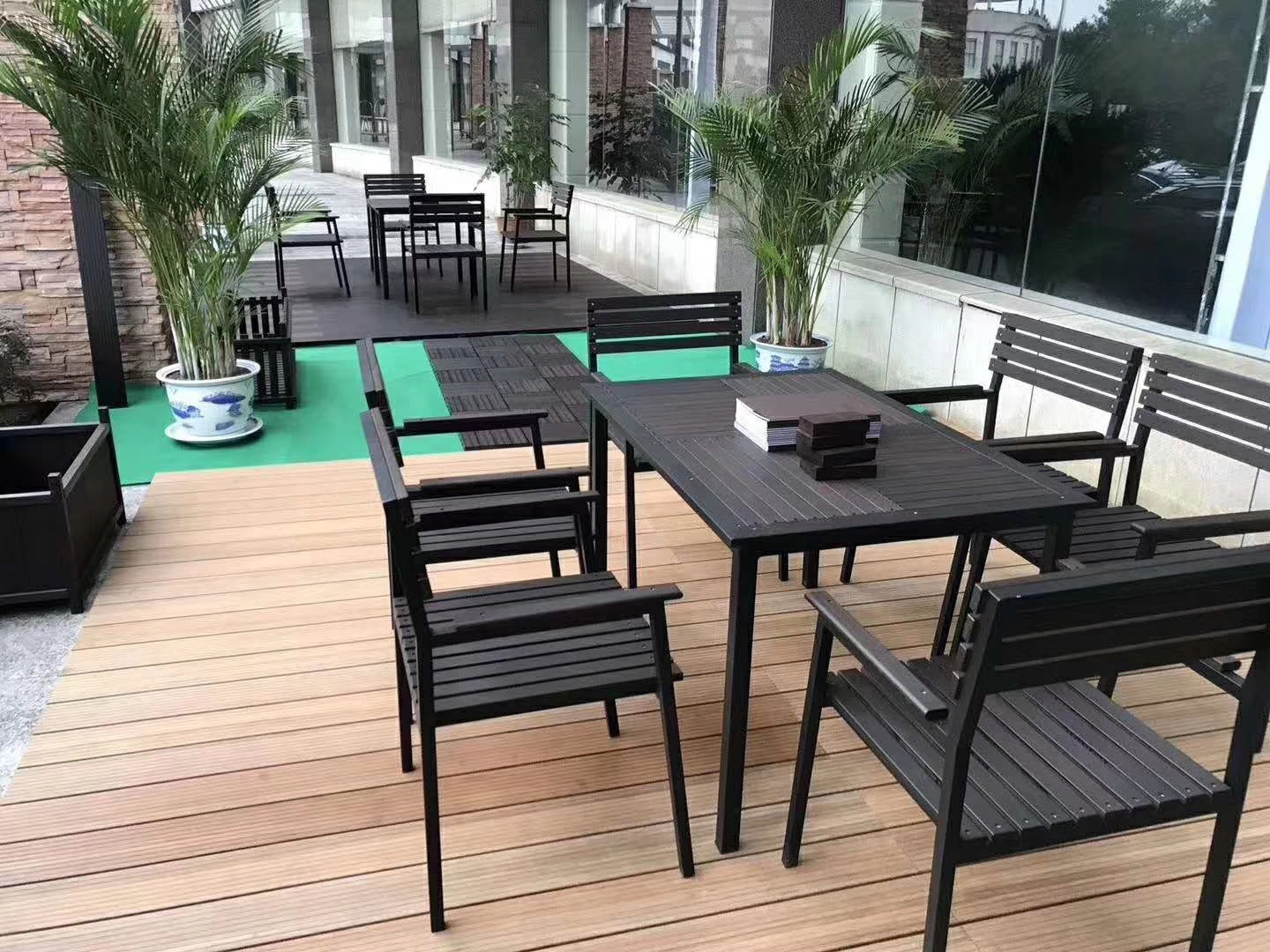 Hot Sale Waterproof Outdoor Bamboo Garden Furniture Coffee Table