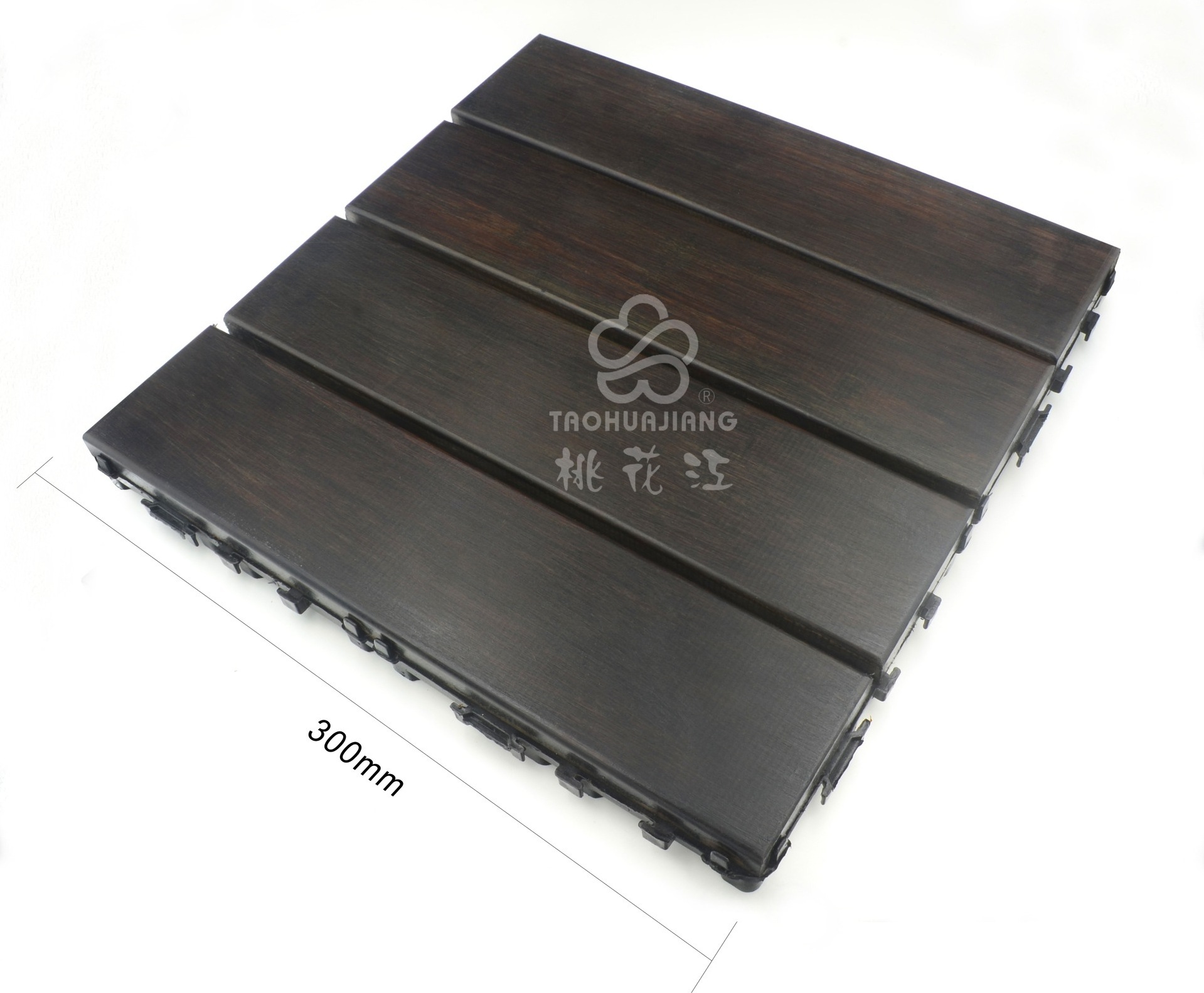 Outdoor Waterproof Carbonized Garden and Balcony Bamboo Boards Tiles