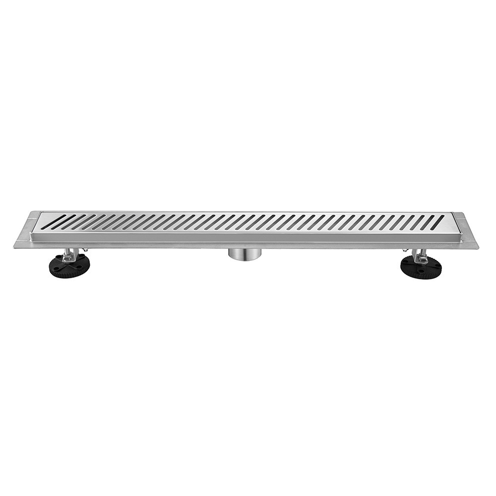 Factory supply 7cm width stainless steel anti-odor bathroom floor drain 24inch 36inch