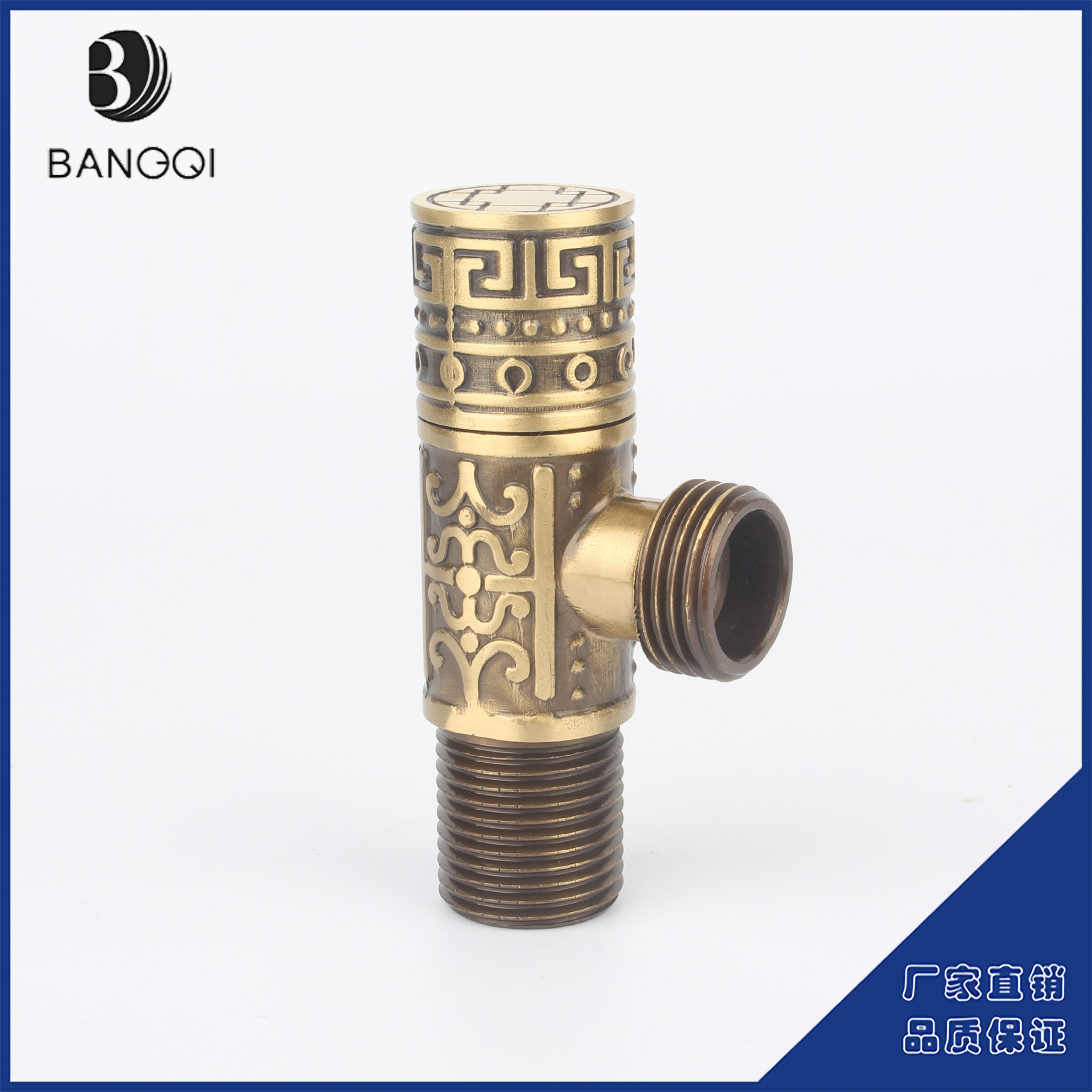 Corner valve Bathroom decoration antique decorative faucet corner valve brass