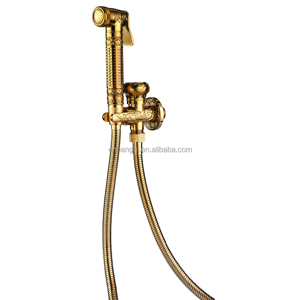 BANGQI Portable Brass Toilet Bidet Sprayer  Hand Held Shower Shattaf Bidet Toilet Spray