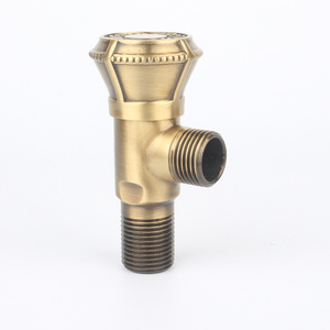 Corner valve Bathroom decoration antique decorative faucet corner valve brass