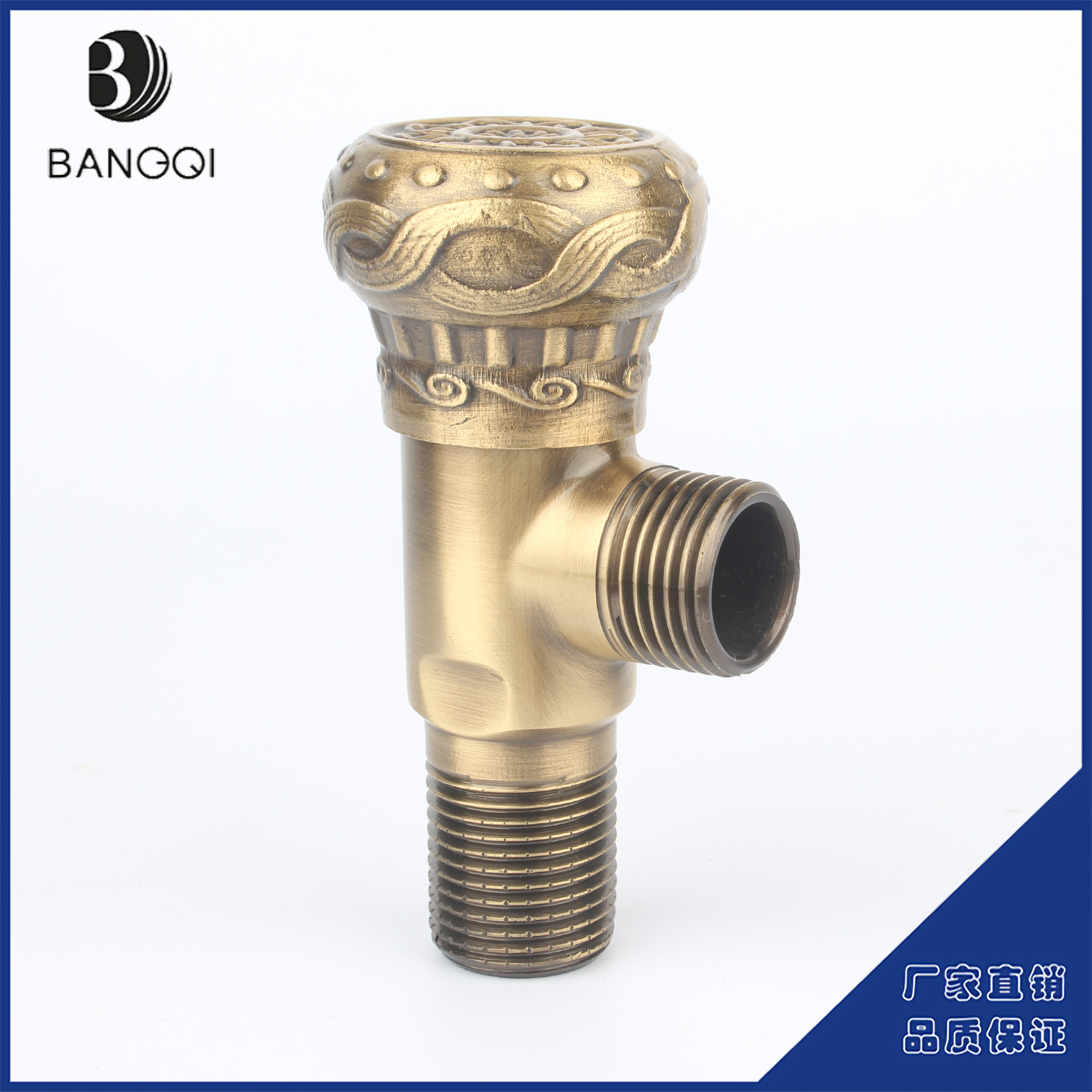 Corner valve Bathroom decoration antique decorative faucet corner valve brass