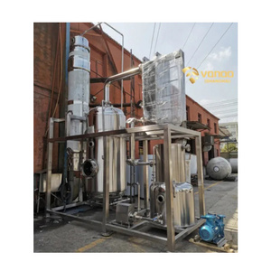 Distillation Equipment Single Multi Effect Thin Ethanol Vacuum Falling Film Evaporator for Used Oil Milk