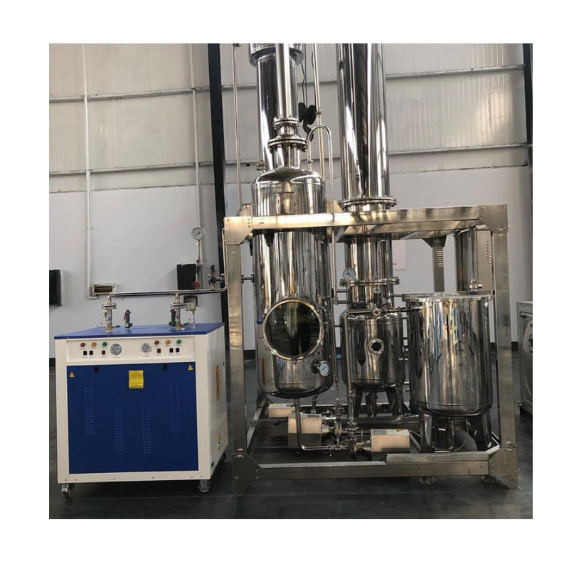 Distillation Equipment Single Multi Effect Thin Ethanol Vacuum Falling Film Evaporator for Used Oil Milk