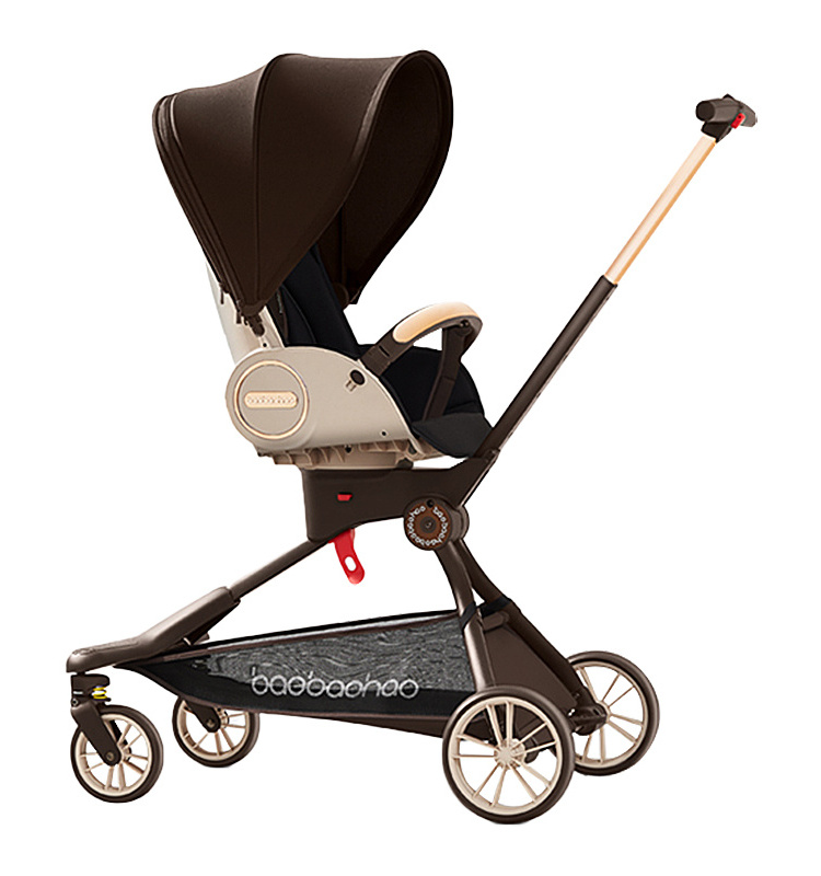 Baobaohao V9 China supply wholesale lightweight baby stroller one step folding baby cart