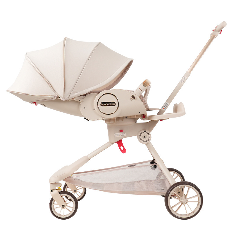 New Baby Stroller Can Sit and Lie Light Baby Stroller Walking Baby Stroller Folding High Landscape Umbrella Car Outdoor Travel