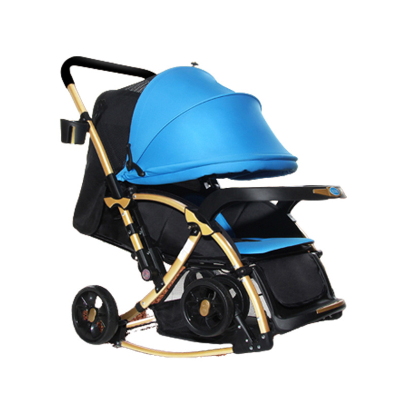 Baby Carriage Newborn Pram Luxury Two-Way Push 360 Rotate Trolley Travel Baobaohao Baby Stroller