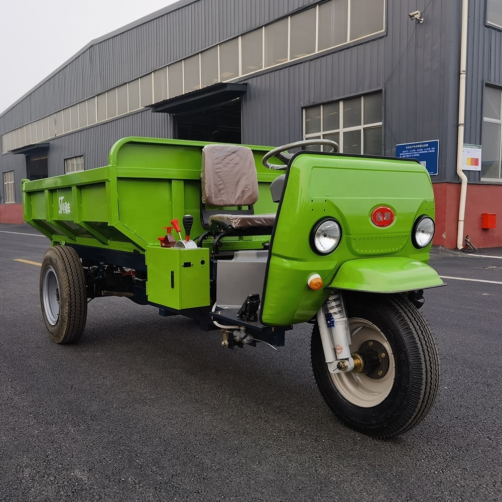 Low Cost Diesel Tricycle Motorised Tricycle With Roof For Sale