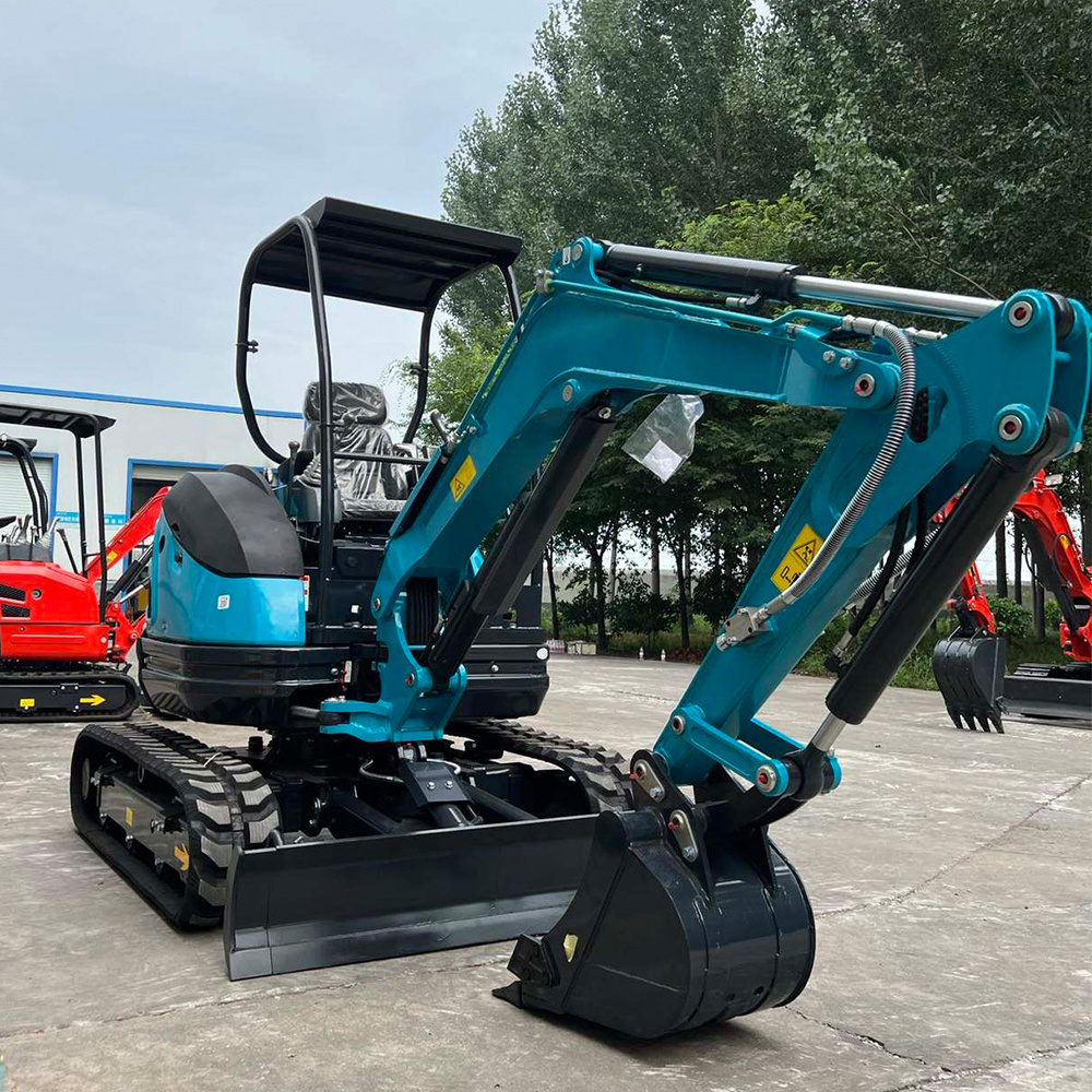 Hot Sale Cheap Price 2.5 Ton Mini Small Micro Crawler Excavator Digger Hydraulic For Greenhouse  With Attachments