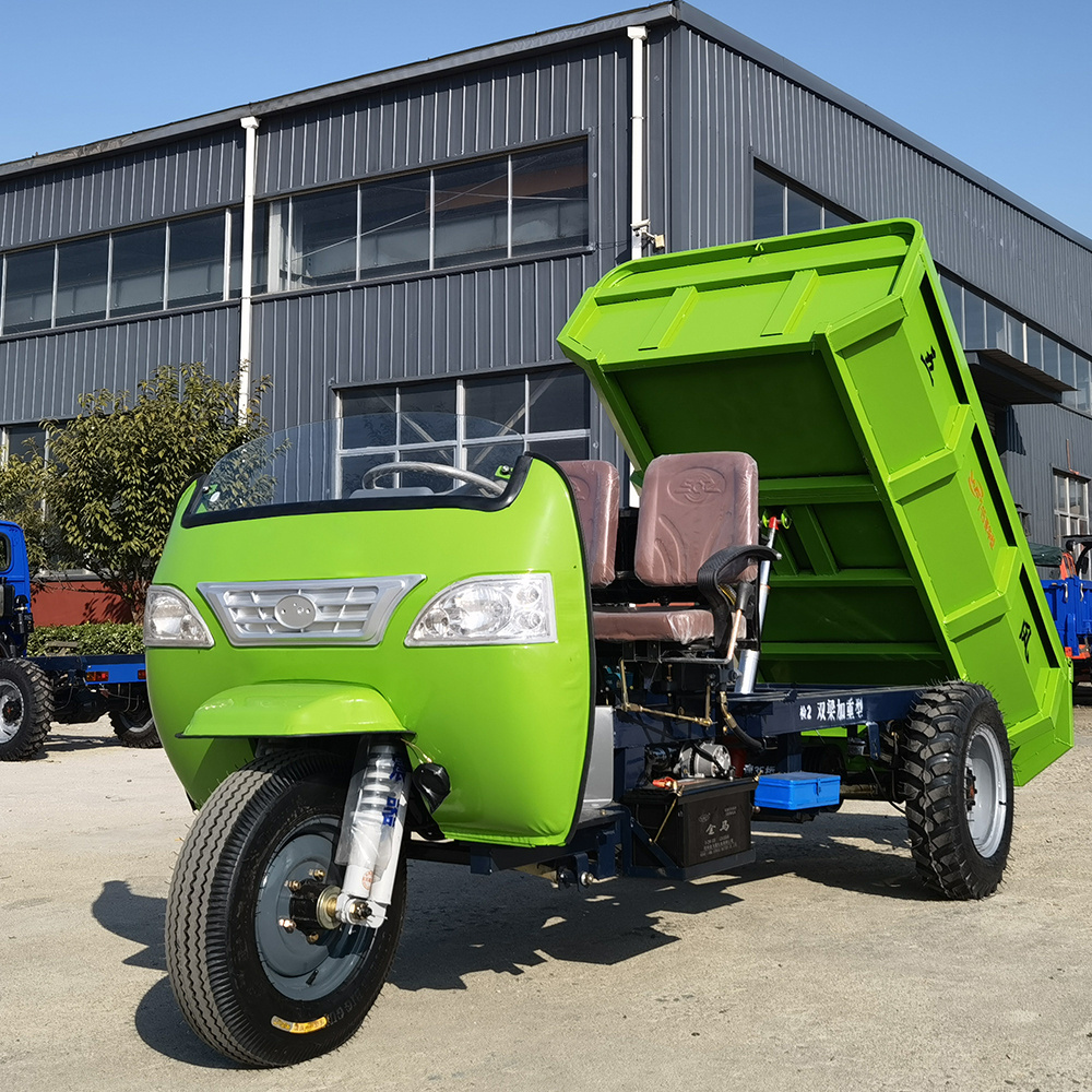 Dump tricycle motorcycle cargo 150cc 200cc moto cargo tricycle agricultural three wheeled motorcycle motorized tricycles