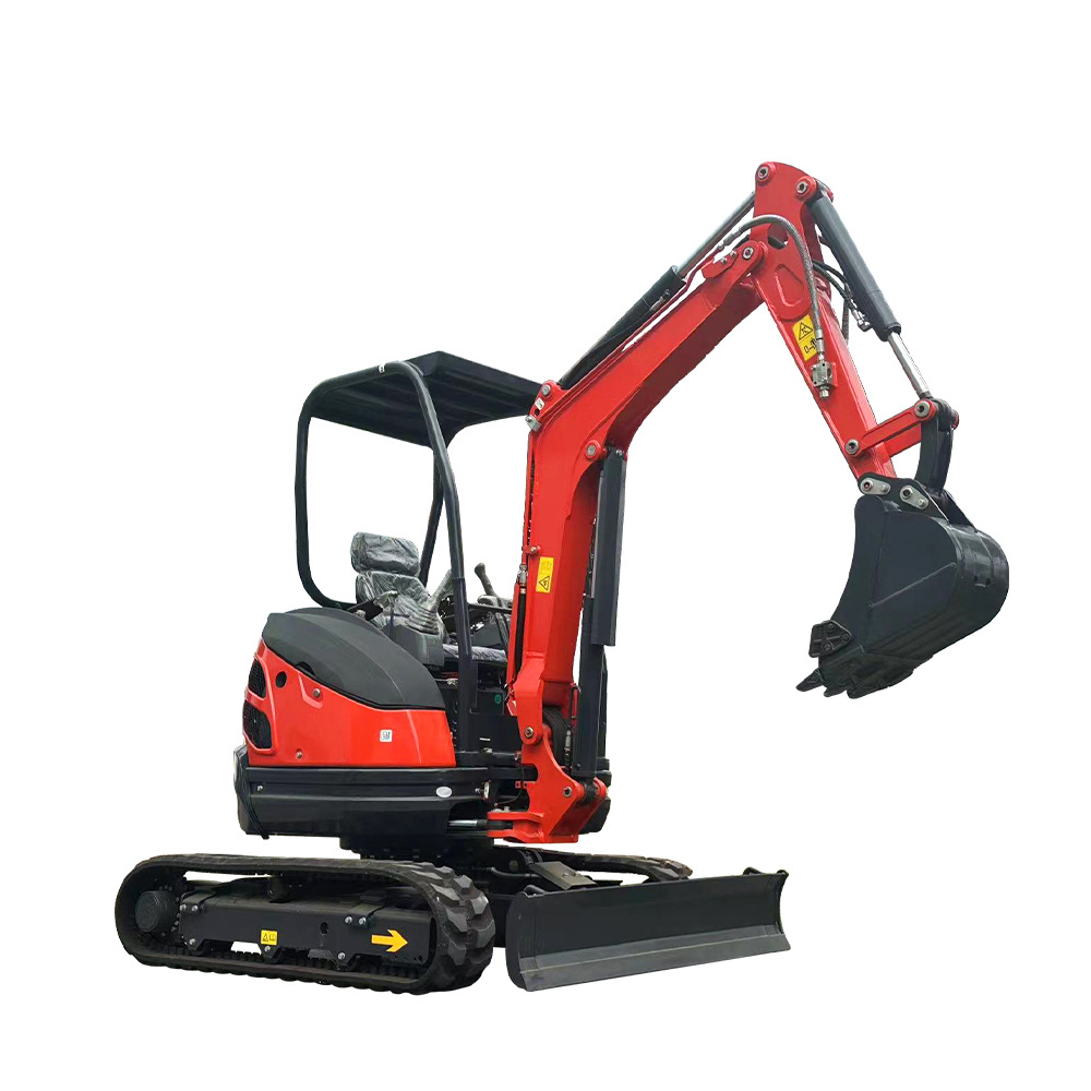 Hot Sale Cheap Price 2.5 Ton Mini Small Micro Crawler Excavator Digger Hydraulic For Greenhouse  With Attachments